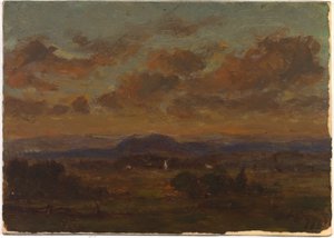 無題、1877年。 作： Jasper Francis Cropsey