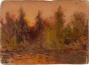 無題」1875年～1880年頃 作： Jasper Francis Cropsey