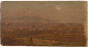 無題、約。 1875-1880。 作： Jasper Francis Cropsey