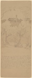 チボリの木々の間を眺める [直訳] 作： Jasper Francis Cropsey