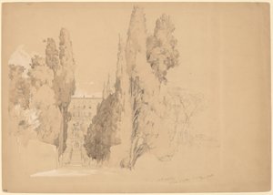 ヴィラ デステ、チボリ 作： Jasper Francis Cropsey