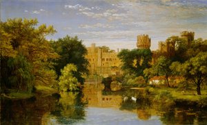 ウォリック城、イギリス 作： Jasper Francis Cropsey