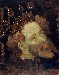 ピエール 4 世オブ アラゴン ディット ル セレモニュー - ピーター 4 世 (1319-1387)、アラゴン王 - Peinture de Jaume (Jaime) Mateu (1382-1452) - 1427 - テンペラ、パネル - 56.3x45.3 - カタルーニャ国立美術館、バルセロナ 作： Jaume Mateu