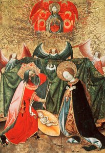 降誕、ヴェルドゥの祭壇画 作： Jaume Ferrer