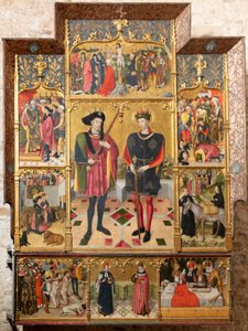 祭壇画 (聖アブドとセネンの祭壇画) 作： Jaume Huguet