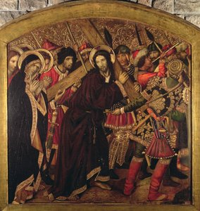 カルバリーへの道、ブランカーの祭壇画 作： Jaume Huguet