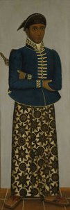 ジャワ裁判所の役人、1820〜70年頃 作： Javanese School