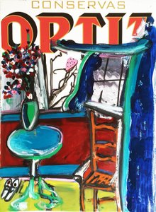 Orbitz, 2017（水彩紙にミクストメディア、パネルにマウント、裏面にレシピ付き） 作： Jay Batlle