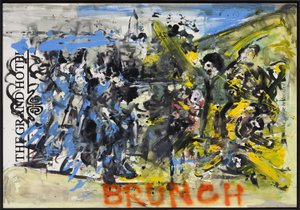 The Execution Of History, 2010（ミクストメディア、水彩紙、パネル、裏面にレシピ付き） 作： Jay Batlle