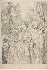 衣装はイタリアン 作： Jean-Antoine Watteau