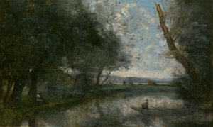 風景 作： Jean-Baptiste-Camille Corot