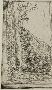 走り書き 作： Jean-Baptiste-Camille Corot