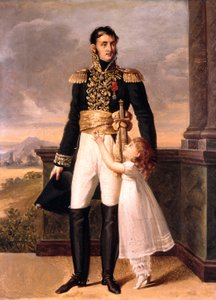 ジュノー将軍と娘のジョセフィーヌ、c. 1805年（絵画） 作： Jean Baptiste (attr. to) Isabey