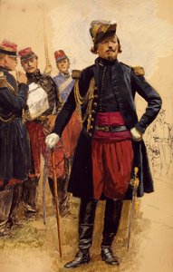 クリミアにおけるフランス軍の司令官、ジャン・バティスト・エドゥアール・ディテール（1848-1912）によるものです。クリミア戦争