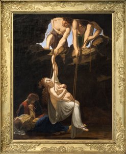 ガリアの人間の犠牲（キャンバスに油彩） 作： Jean Baptiste Isabey