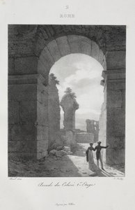 1822年のイタリア旅行 作： Jean-Baptiste Isabey