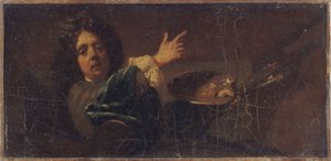 ジャン＝バティスト・ジュヴネの自画像。ルーアン美術館所蔵、1701年から1750年の間に描かれた作品の縮小版（油彩・カンヴァス） 作： Jean Baptiste Jouvenet