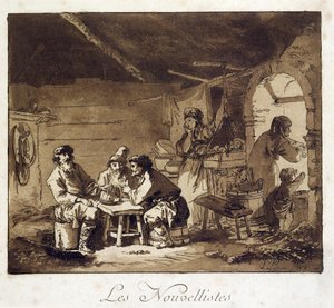 Nouvellistes 作： Jean Baptiste Le Prince
