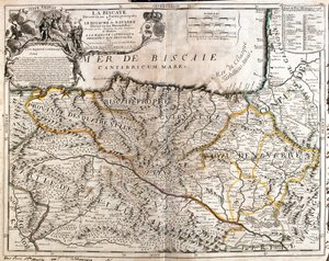 スペイン、カンタブリア、バスク、ナバラ、ラ・リオハ、カスティーリャ＆レオン 作： Jean Baptiste Nolin