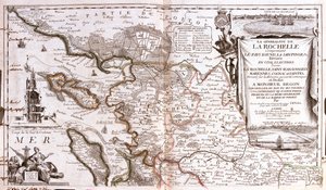 ポワトゥー＝シャラントとオレロン島、レ島 , フランス 作： Jean Baptiste Nolin