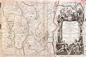 フランス、ローヌ・アルプ地方、オーヴェルニュ南東部 作： Jean Baptiste Nolin