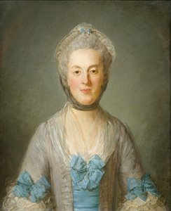 女性の肖像 作： Jean Baptiste Perronneau
