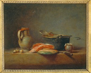 La marmite de cuivre - 銅鍋のある静物画...