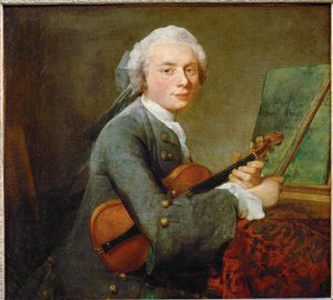 Le jeune homme au violon - ヴァイオリンを持つ青年...