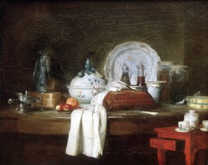 静物 作： Jean Baptiste Simeon Chardin
