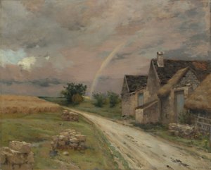 虹、アシェール・ラ・フォレ 作： Jean Charles Cazin