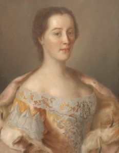 オーストリア大公妃マリア・アンナの肖像 作： Jean-Etienne Liotard