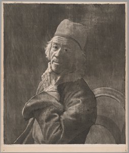 大きな自画像 作： Jean-Étienne Liotard