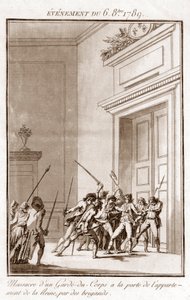 フランス革命-10月6日の出来事 作： Jean Francois Janinet