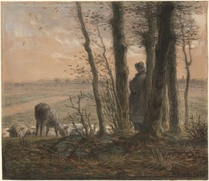 落ち葉 作： Jean-Francois Millet