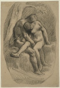 恋人たち 作： Jean-Francois Millet