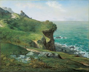 グレヴィルの断崖 作： Jean Francois Millet