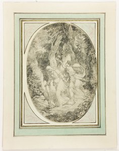 Allegory-独創的な愛 作： Jean-Honore Fragonard