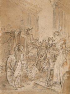 コーチによる出発 作： Jean-Honore Fragonard