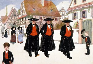 アルザス地方のフランスへの返還を記念するフランスの祝賀会