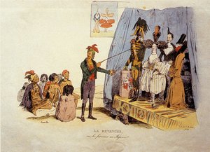 復讐かミズーリのフランス人、1829 作： Jean Jacques Granville
