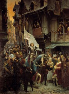 5月8日、オルレアンへのジャンヌ・ダルクの入城 作： Jean Jacques Scherrer