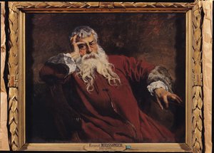 自画像 作： Jean-Louis Ernest Meissonier