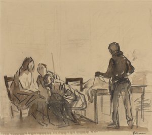 エマオでの再会の前に 作： Jean-Louis Forain
