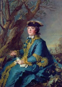 ルイーズ・エリザベス・ド・フランス（1729-59）スペインのインファンタ、その後パルマ公爵夫人 作： Jean Marc Nattier