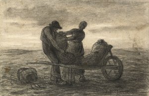 ジャガイモの収穫 作： Jean Francois Millet