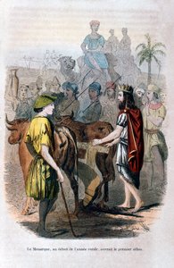 君主は、農村年の初めに最初の溝を開けました、1847 作： Jean Adolphe Beauce