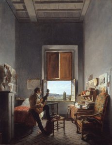 1817年、ローマのヴィラメディチの彼の部屋にあるレオンパリエール1787-1820。