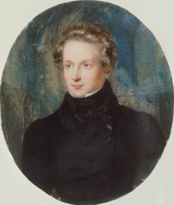 ヴィクトル・ユーゴーの肖像 1802-1885年 1822年 作： Jean Alaux