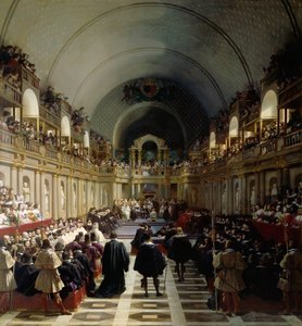 1614年10月27日の団地総会 作： Jean Alaux