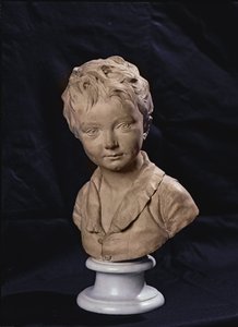 アレクサンドルブロンニャールの胸像（1770-1847）（大理石）